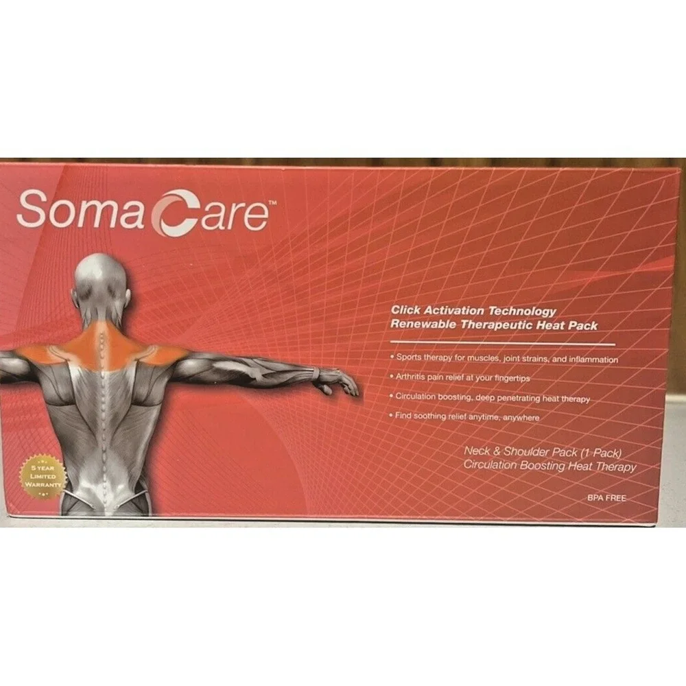 Soma Care Neck & Shoulder Pack,‎ NIB Circulating Heat Therapy/Pain Management